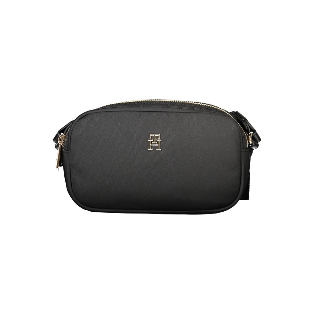 Black Polyester Handbag