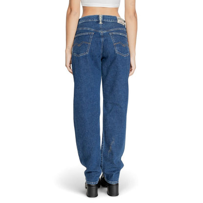Blue Cotton Mom Jean