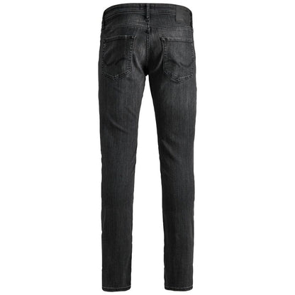 Black Organic Cotton Skinny Jeans
