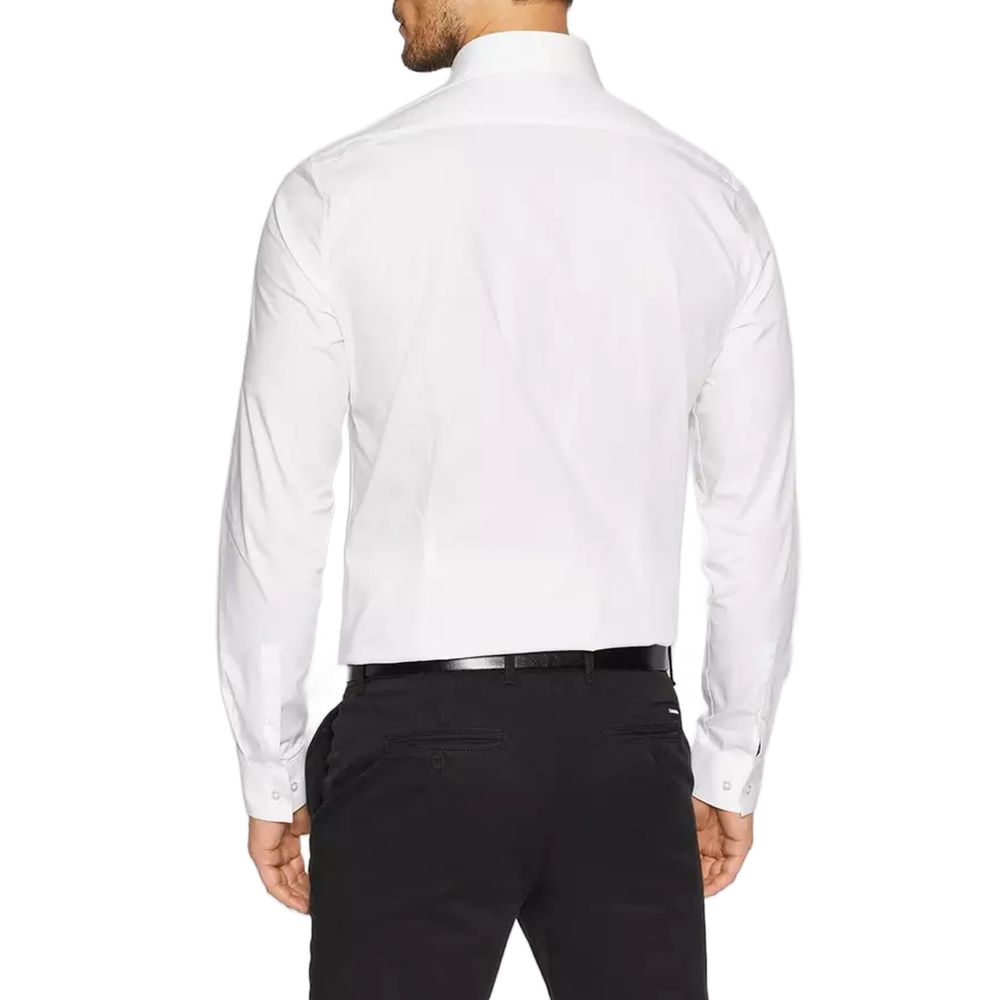 White Cotton Dress Shirt