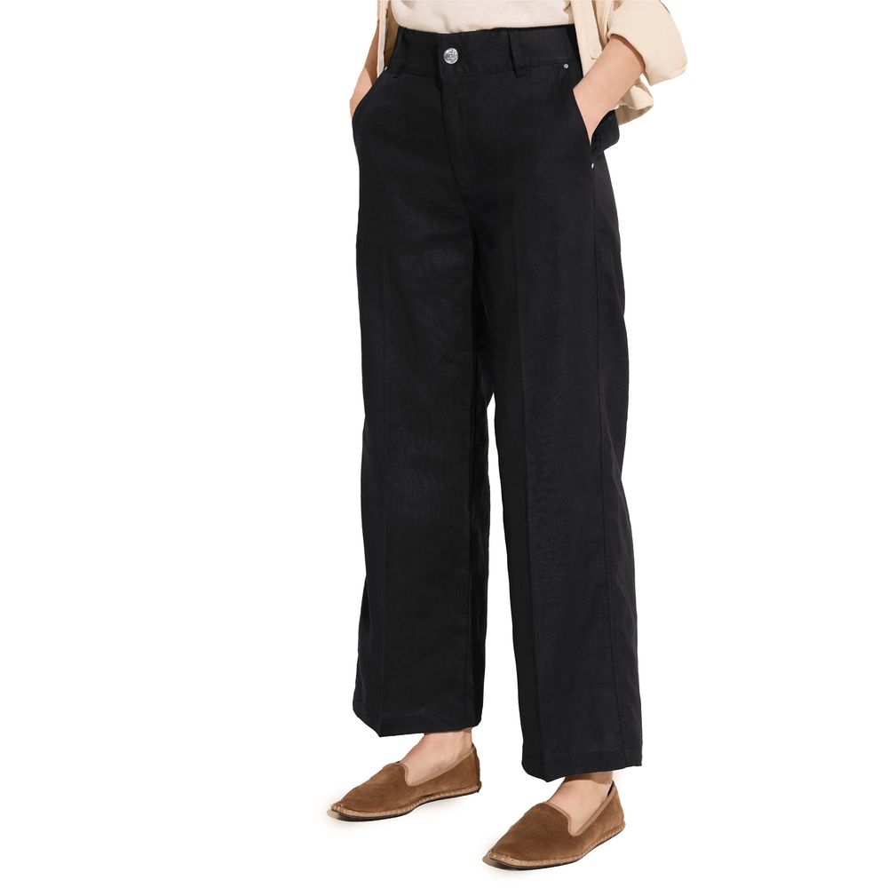 Black Linen Pant