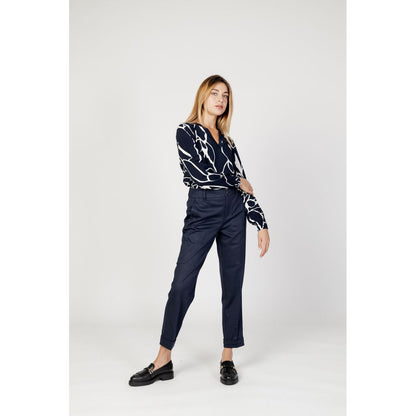 Blue Viscose Pant