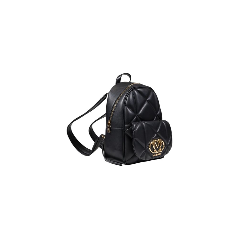 Black Polyethylene Backpack