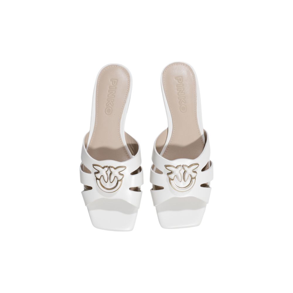 White Leather Sandal