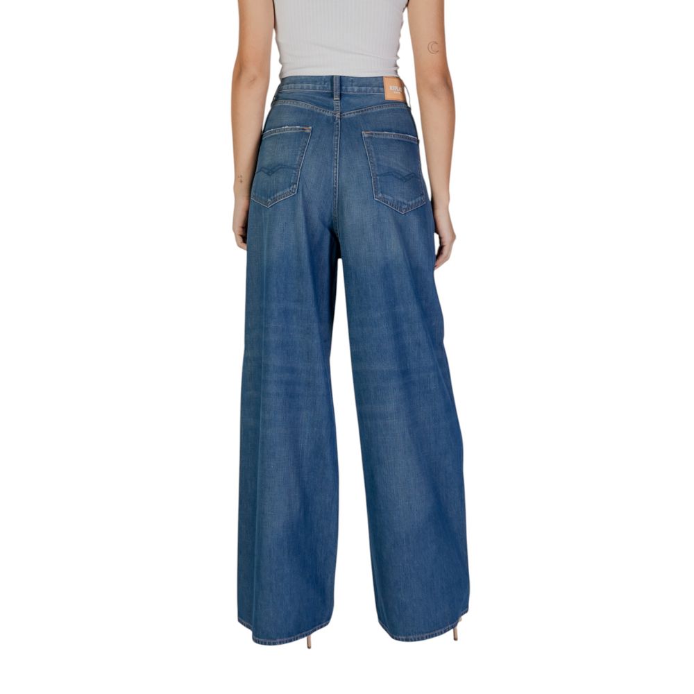 Blue Cotton Jeans & Pant