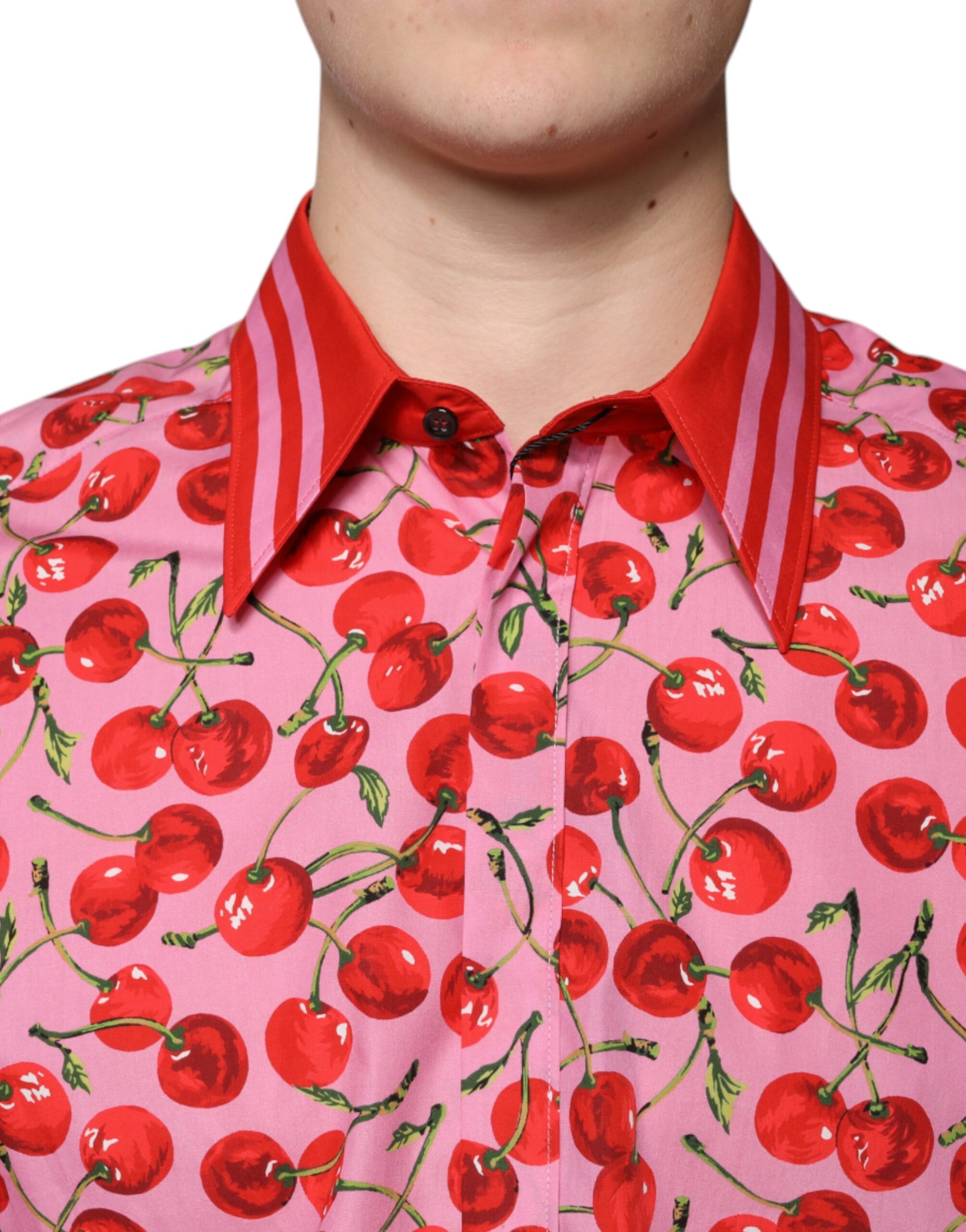 Pink Cherry Cotton Formal MARTINI Dress Shirt