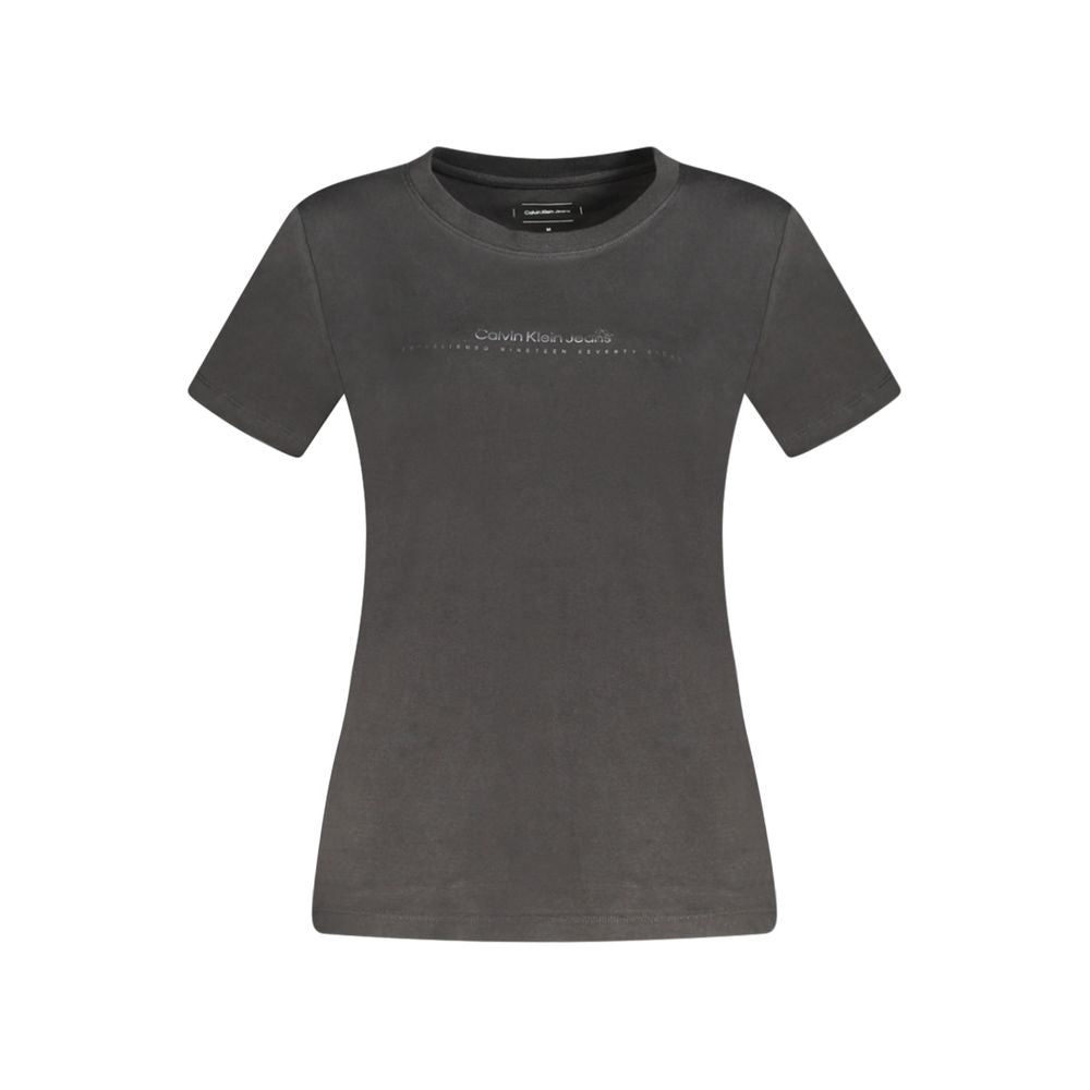 Black Cotton Tops & T-Shirt