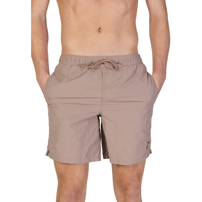 Gray Nylon Swim Short