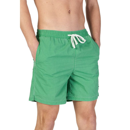 Green Nylon Swim Short