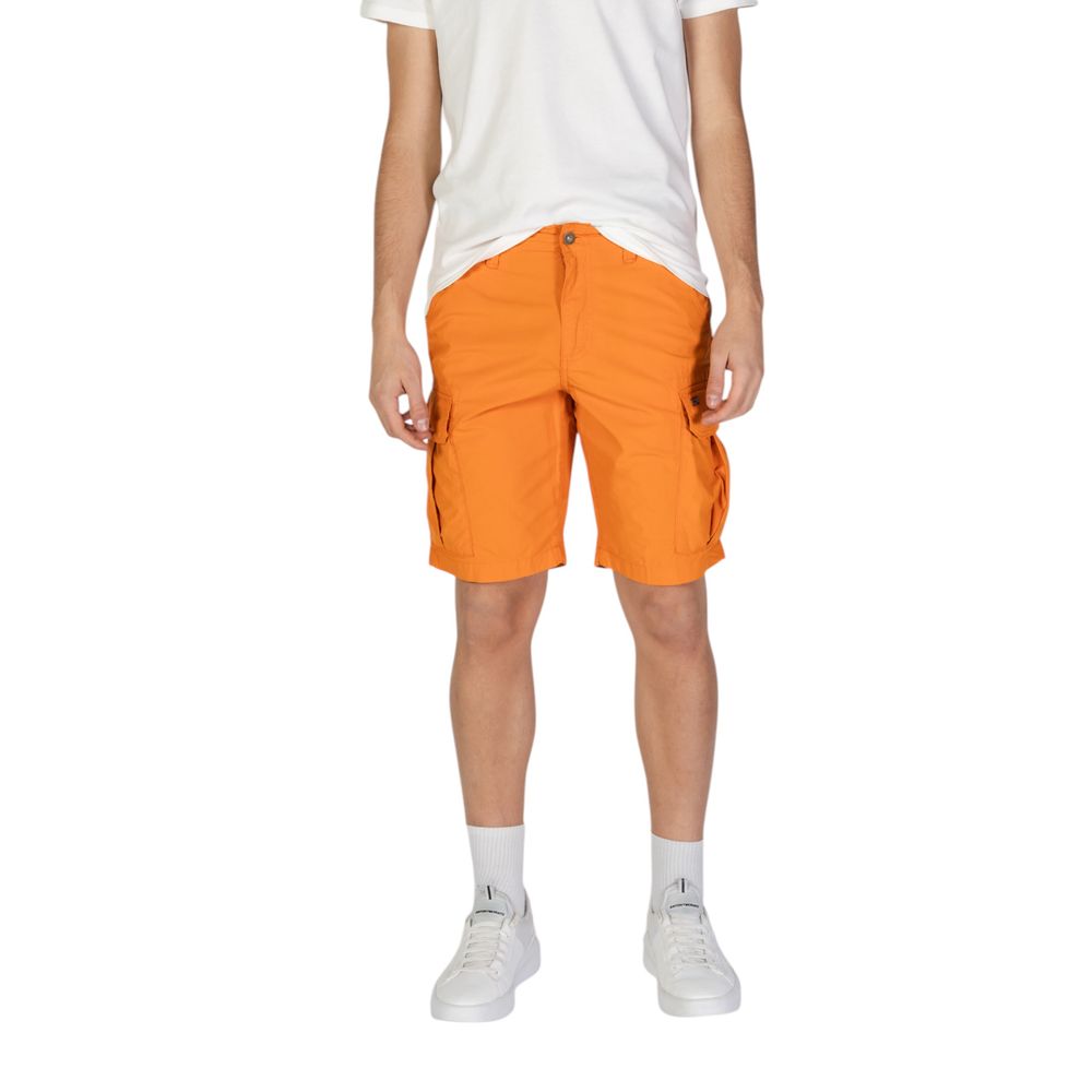 Orange Cotton Short