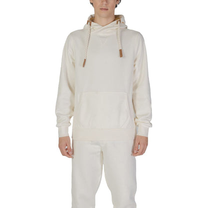 Cream Cotton Hoodie