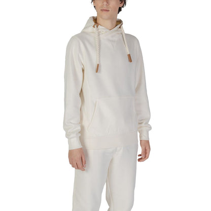 Cream Cotton Hoodie