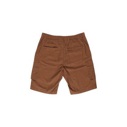 Brown Linen Bermuda