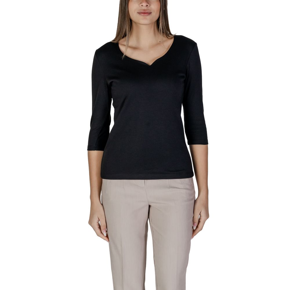 Black Cotton T-Shirt