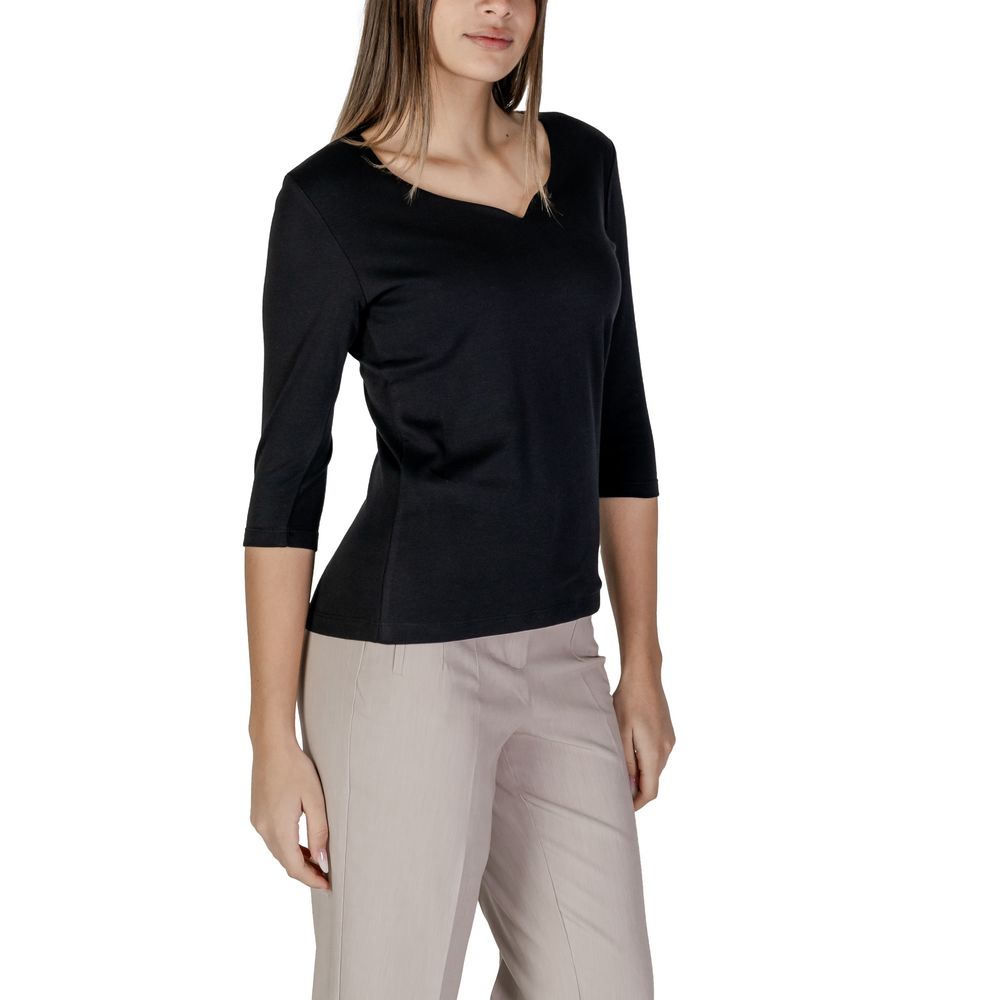 Black Cotton T-Shirt