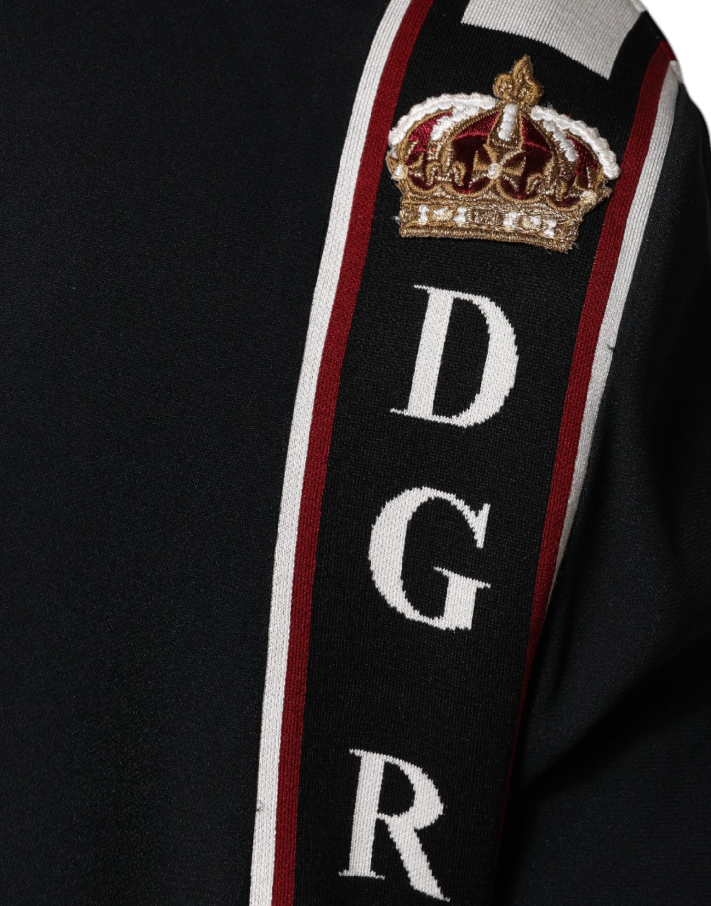 Black DG King Full Zip Sweatshirt Sweater