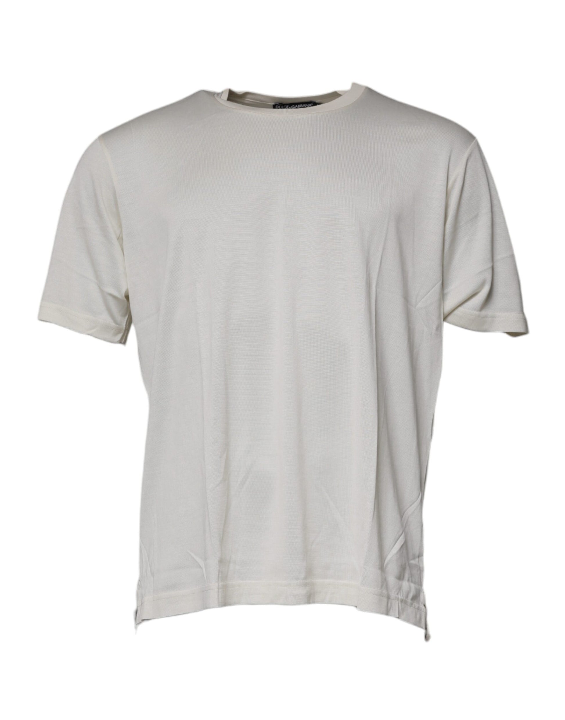 Off White Crew Neck Short Sleeve T-shirt