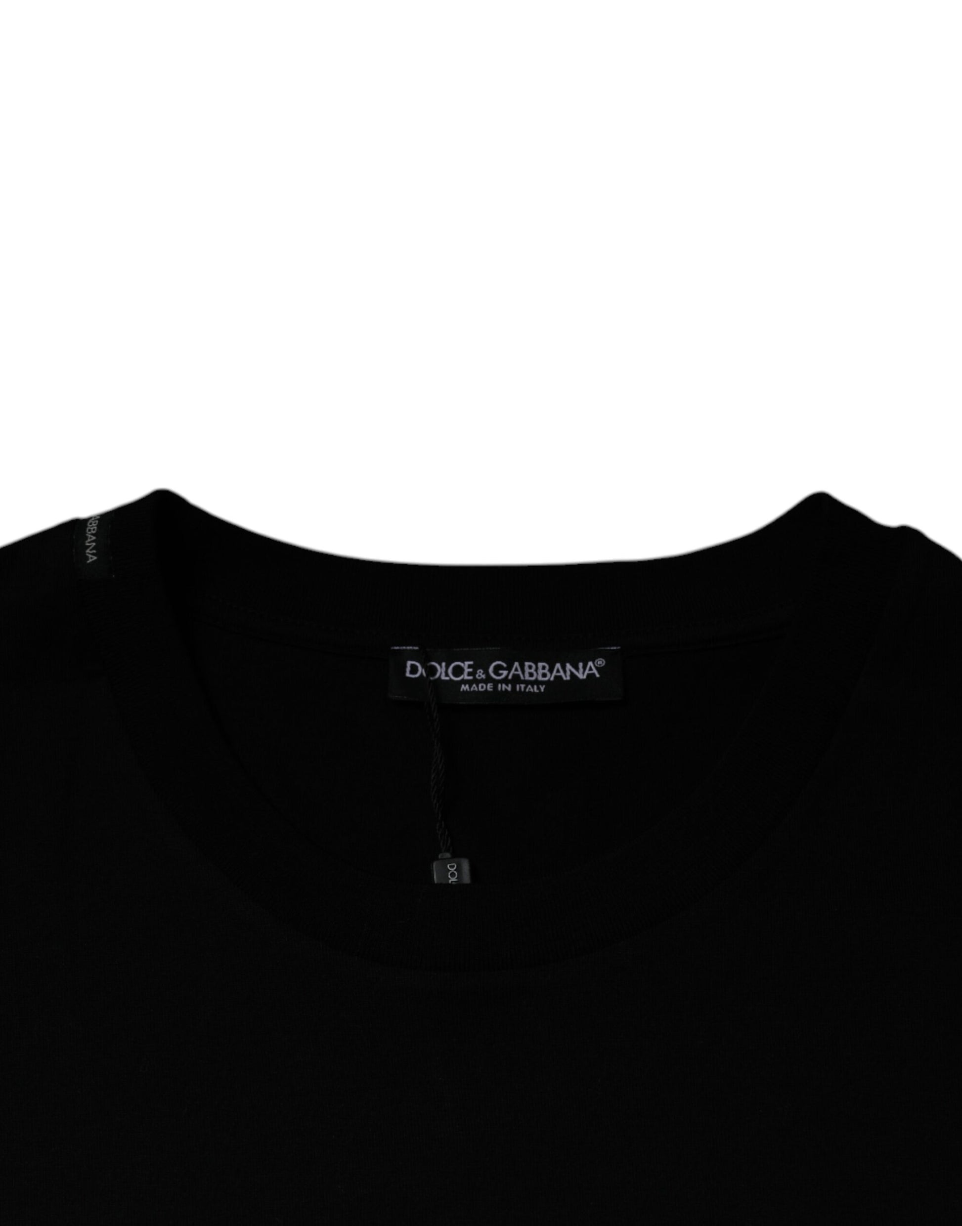 Black Crew Neck Short Sleeve T-shirt