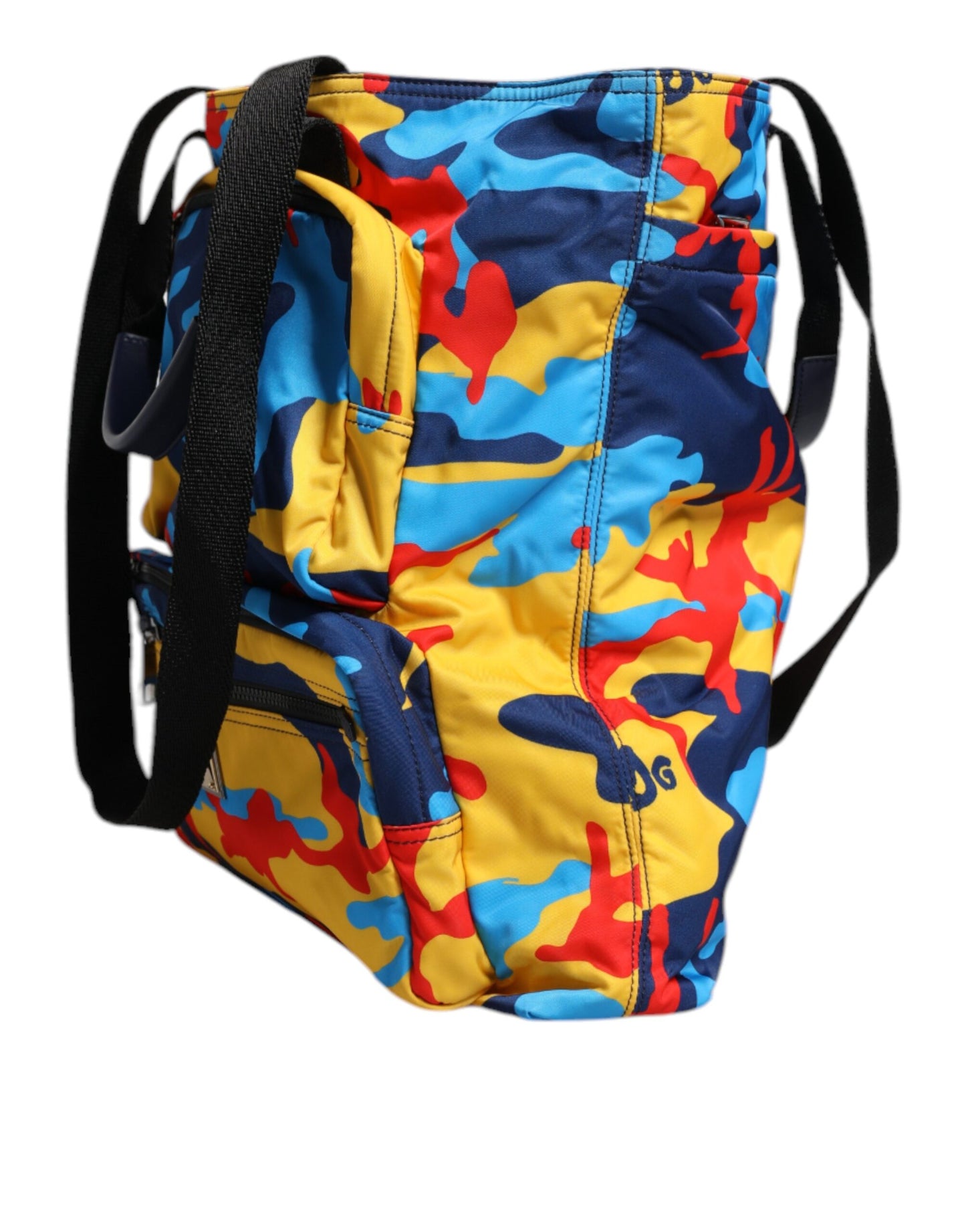 Multicolor Camouflage Nylon Shopping Tote Bag