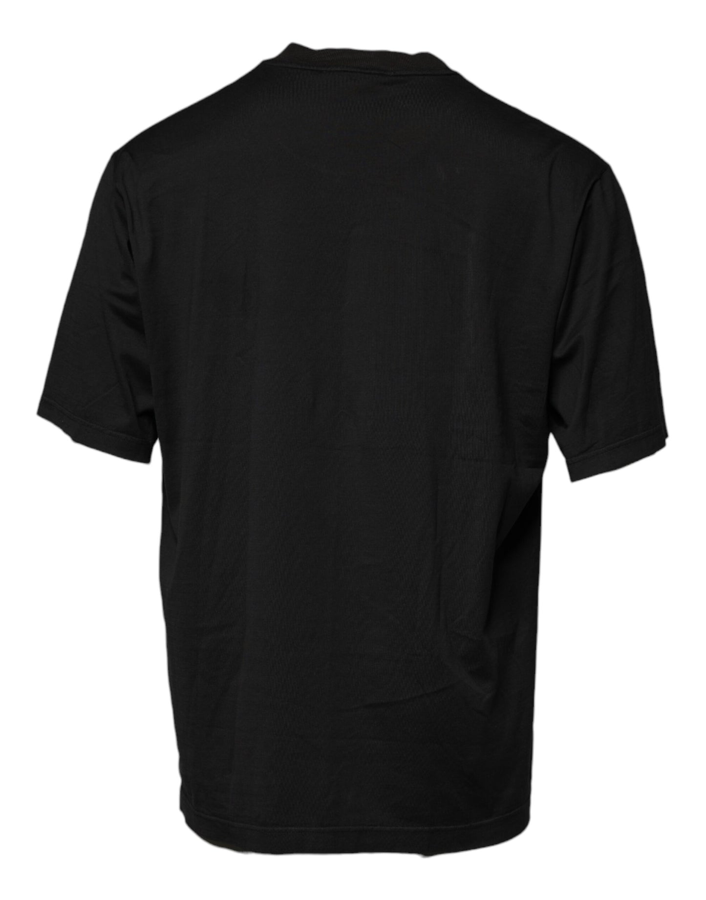 Black Logo Crew Neck Short Sleeves T-shirt