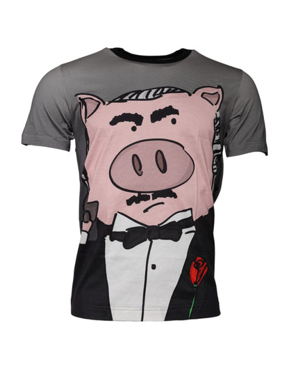 Gray 2019 Year Of The Pig Short Sleeve T-shirt