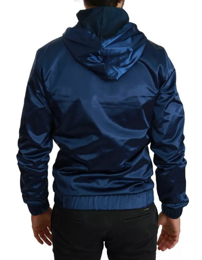 Blue Zipper Hooded DG Sport Sweater