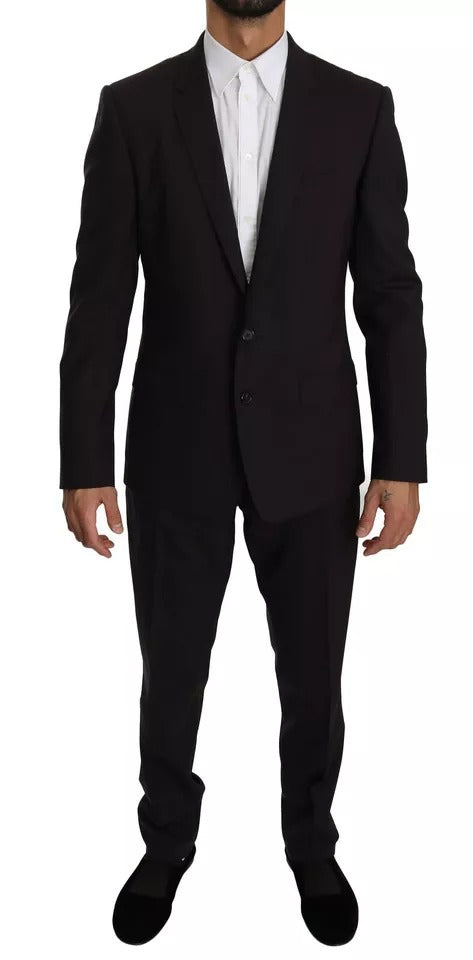 Purple MARTINI Wool Stretch 2 Piece Suit