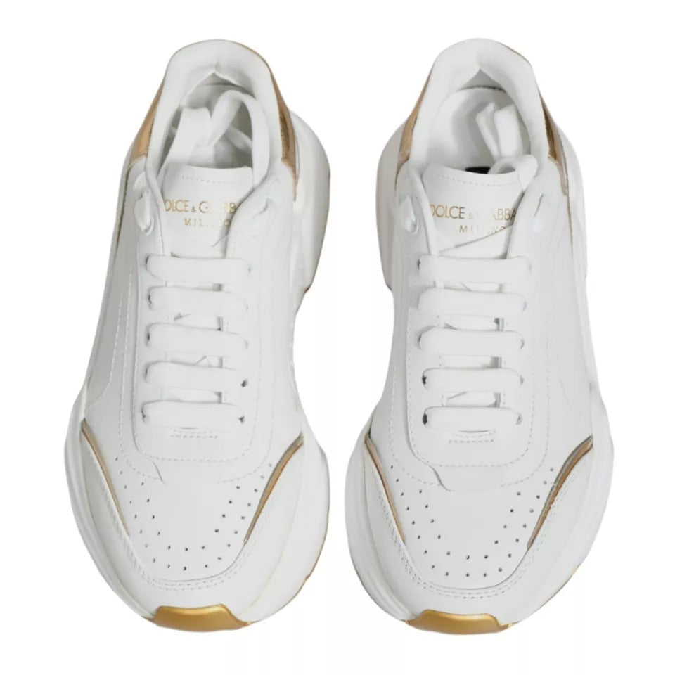 White Gold Daymaster Low Top Sneakers Shoes