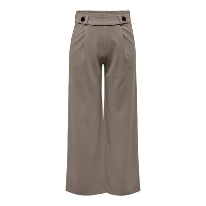 Brown Polyester Pant