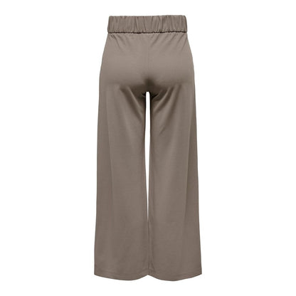 Brown Polyester Pant