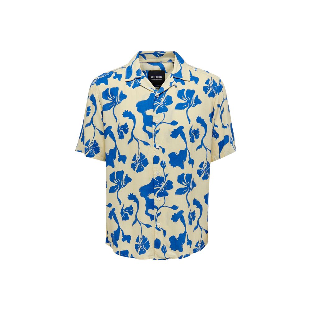 Bicolor Viscose Shortsleeve Shirt