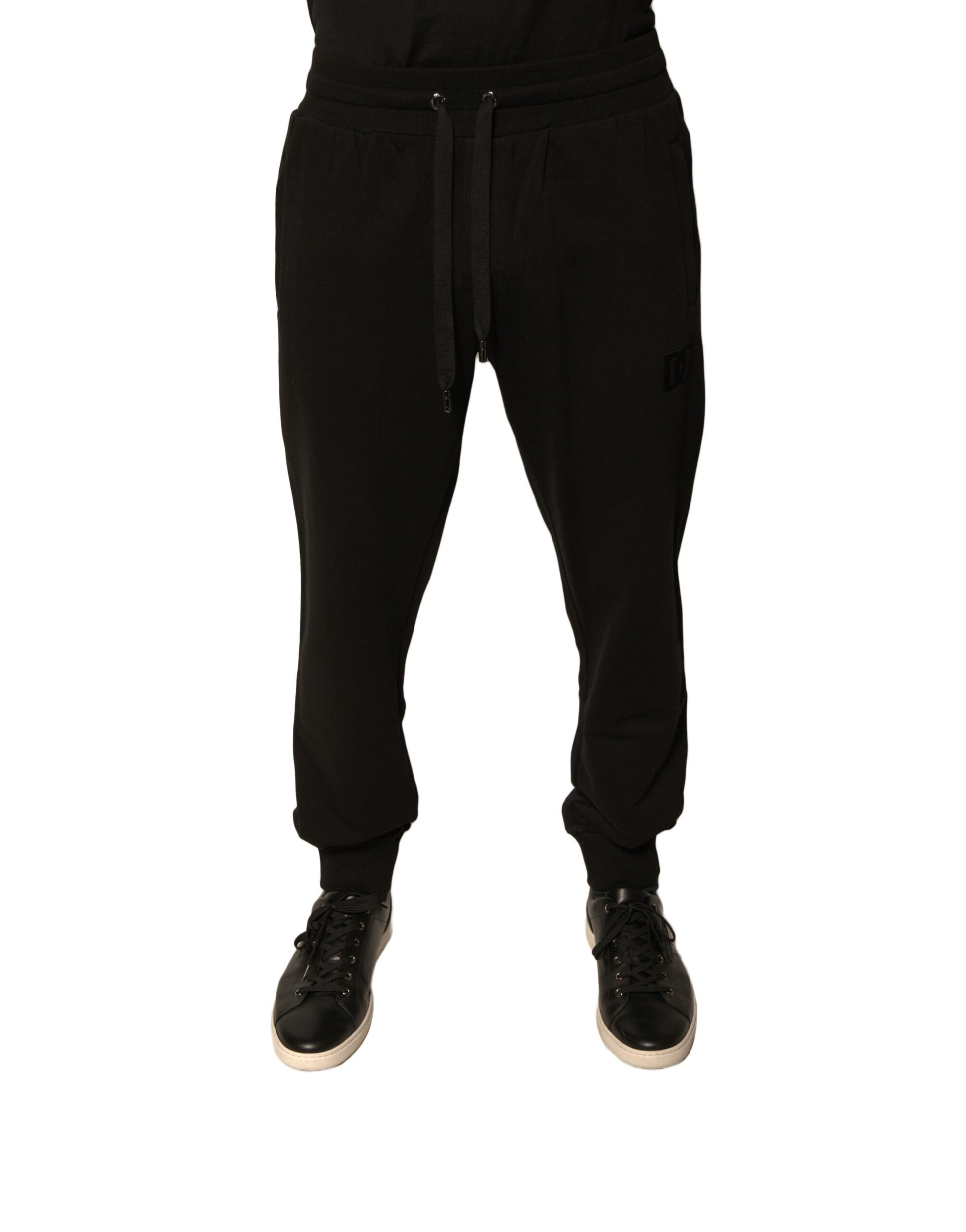 Black Cotton Jogger Men Sweatpants Pants