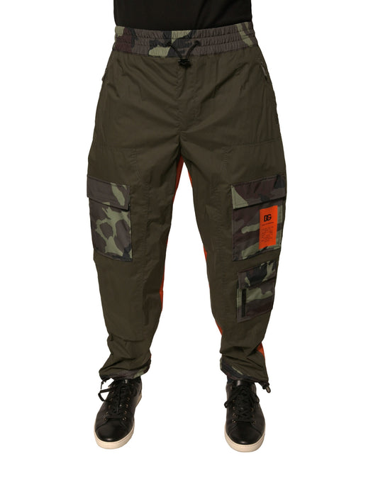 Multicolor Camouflage Jogger Cargo Pants