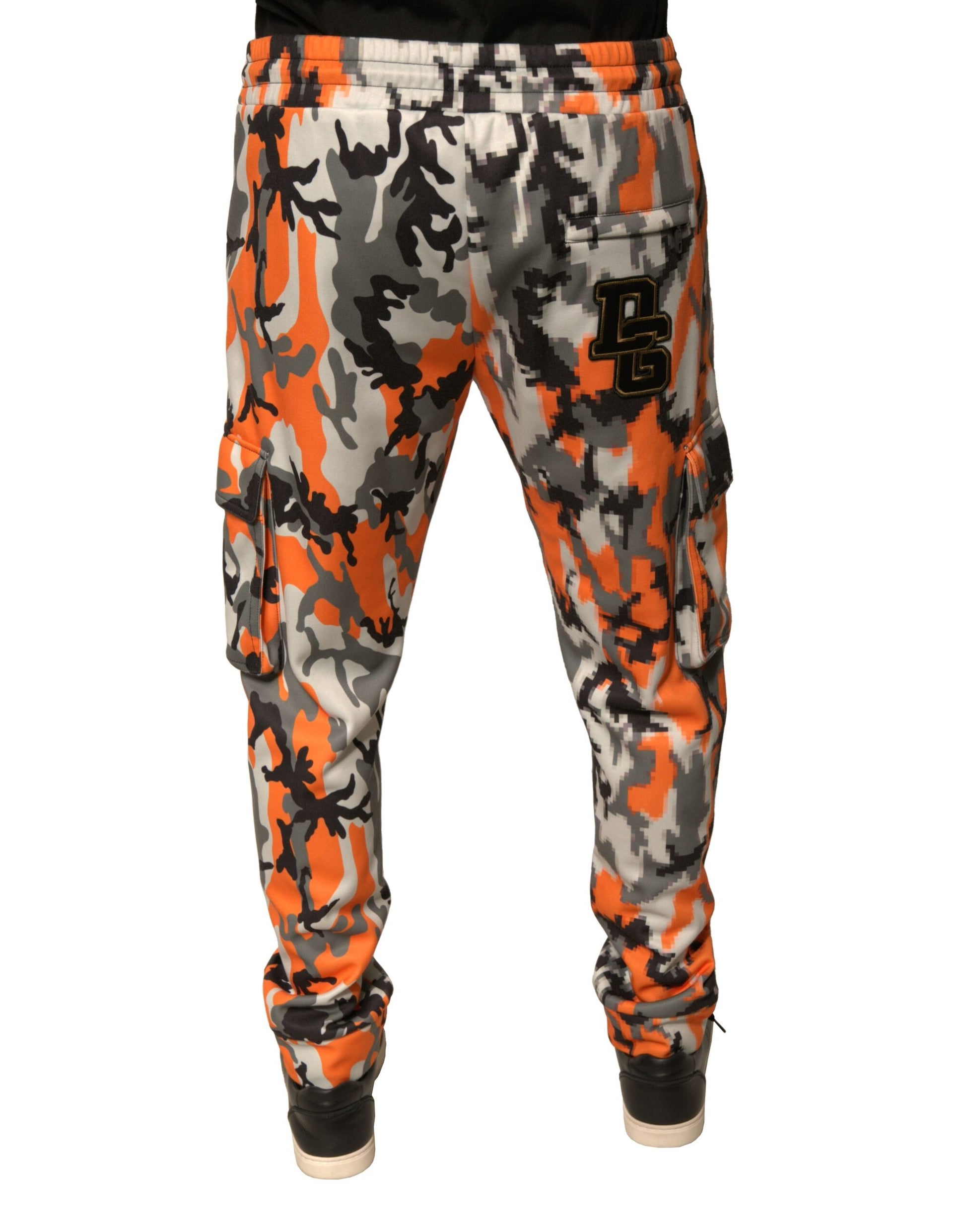 Multicolor Camouflage Cargo Jogger Pants