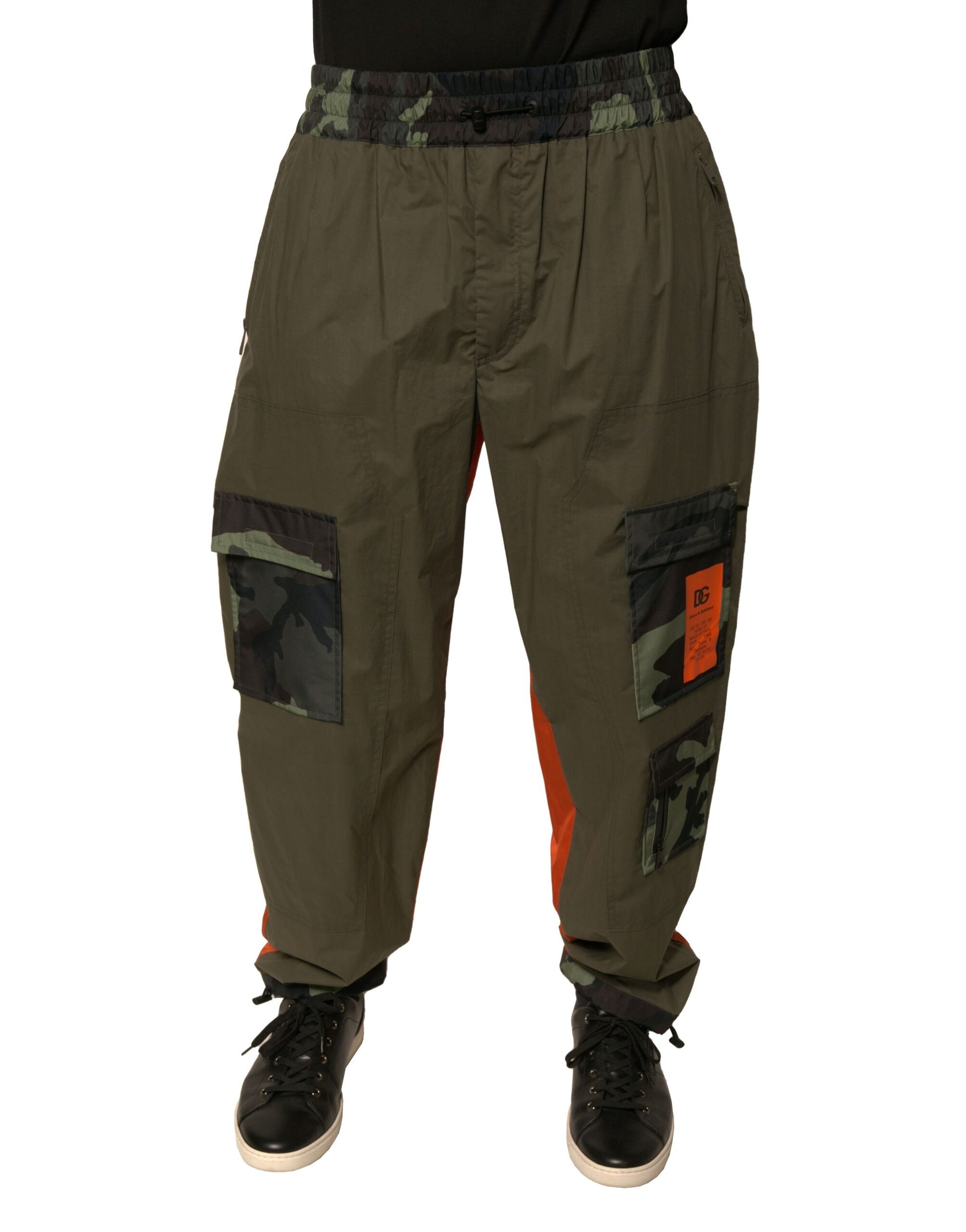 Multicolor Camouflage Jogger Cargo Pants