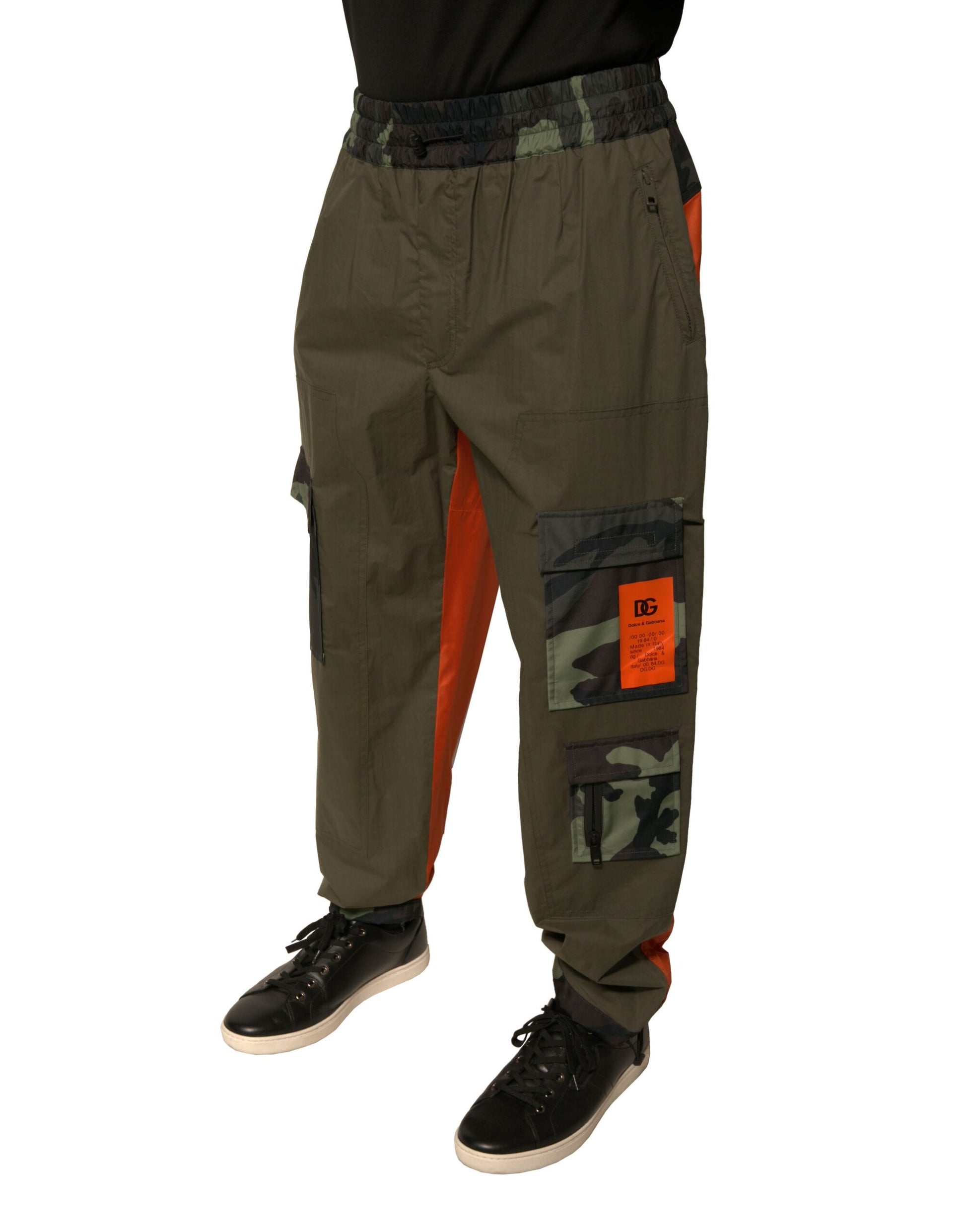 Multicolor Camouflage Jogger Cargo Pants