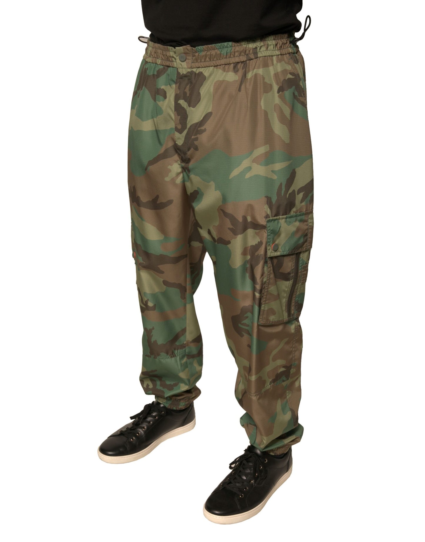 Multicolor Camouflage Cargo Sweatpants Pants