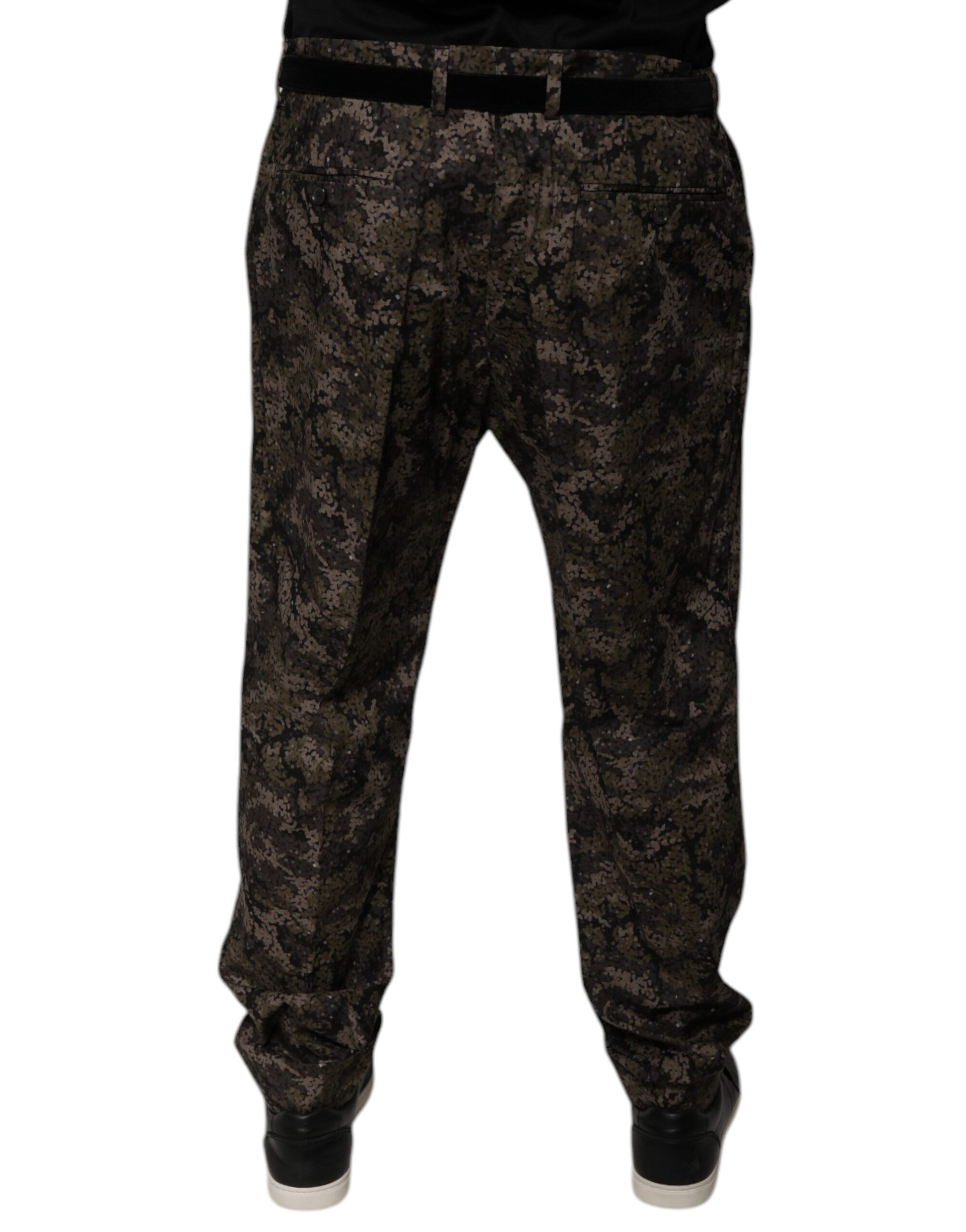 Multicolor Camouflage Men Dress Pants