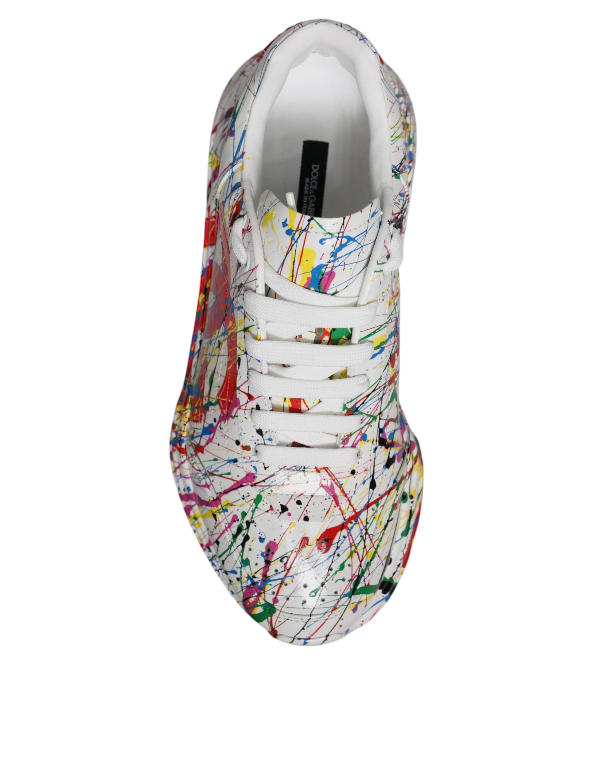 White Daymaster Hand Painted Sneakers Shoes