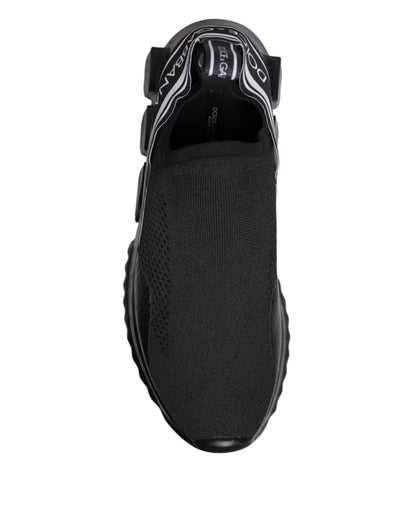 Black Sorrento Slip On Low Top Sneakers Shoes