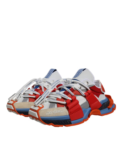 Multicolor Panelled Space Men Sneakers Shoes