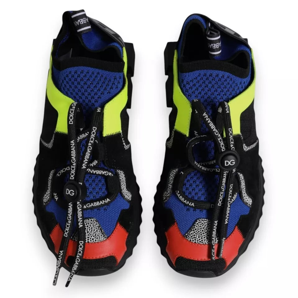 Multicolor Mesh Sorrento Trekking Sneakers Shoes