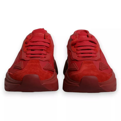 Red Leather Daymaster Low Top Sneakers Shoes