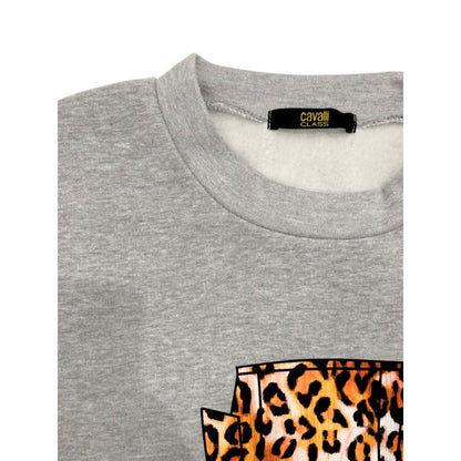 Gray Polyester Women's Hoodie