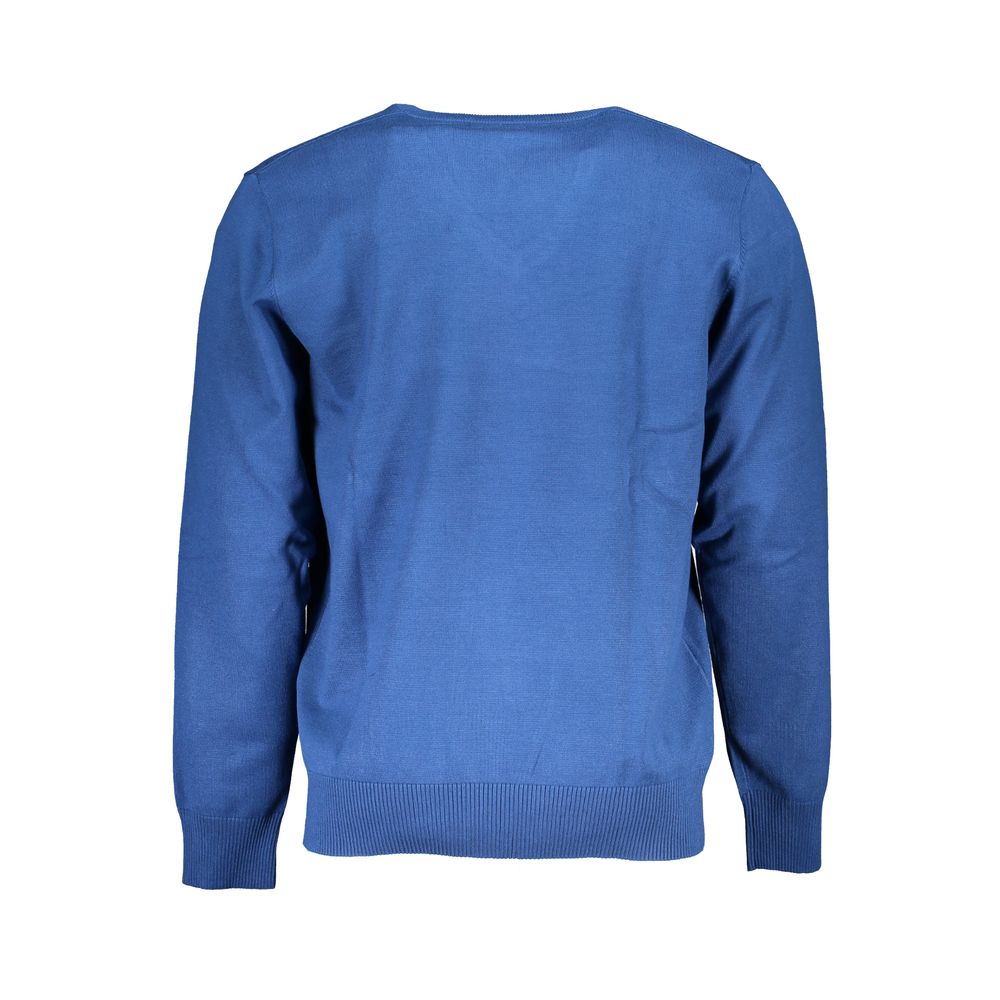 Blue Nylon Sweater