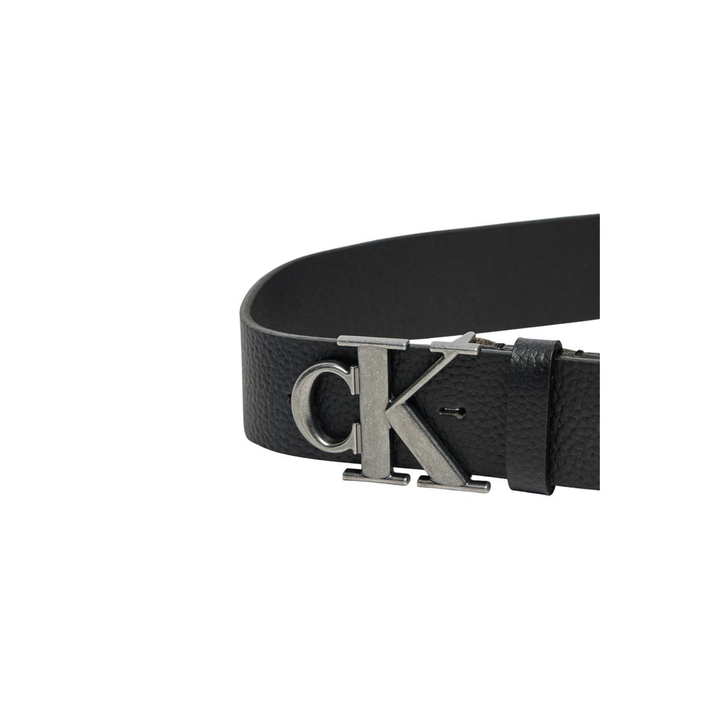 Black Leather Regular Belt