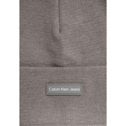 Gray Recycled Polyester Caps Baseball Hat