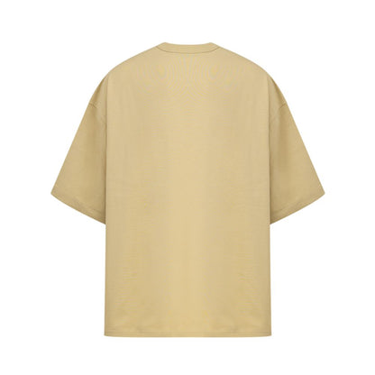 Beige Cotton T-Shirt