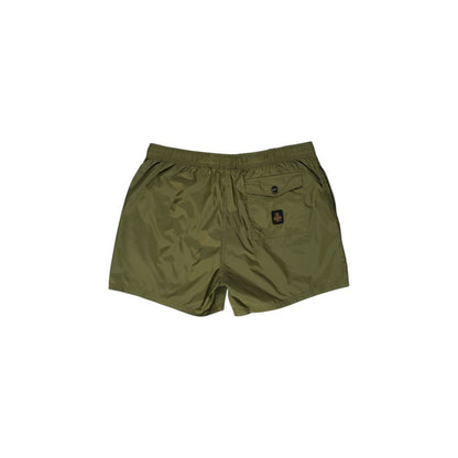 Green Polyester Swim Short
