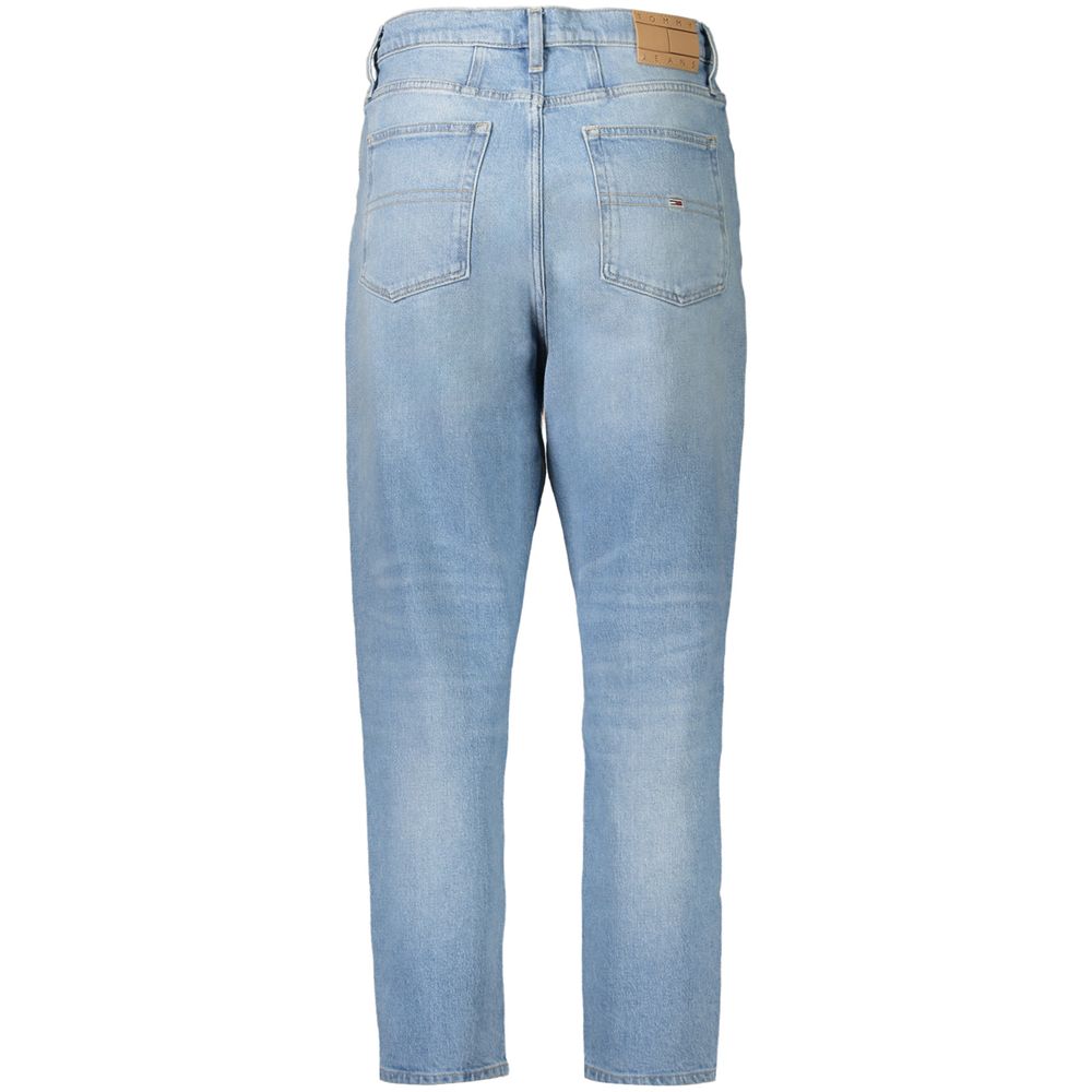 Light Blue Cotton Women Jeans